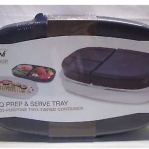 Parrini  bbq Two-Tiered Prep & Serve Tray (opened not used)